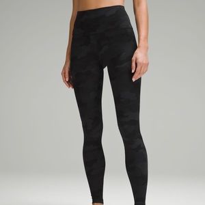 Gray camo align leggings 7/8